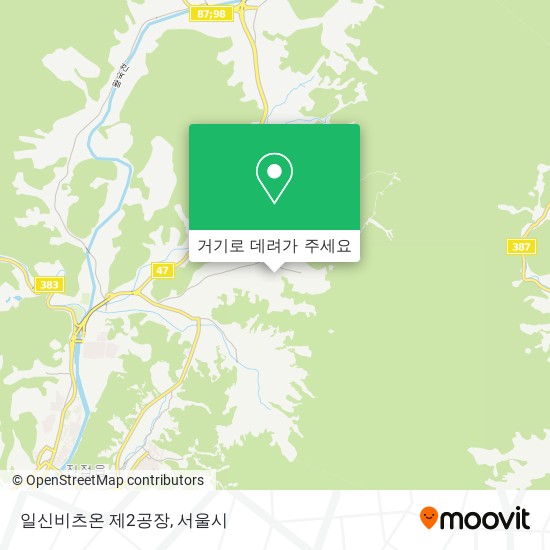 일신비츠온 제2공장 지도