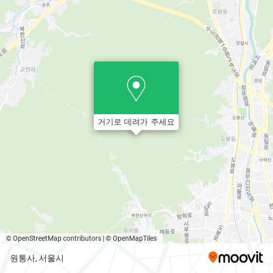 원통사 지도