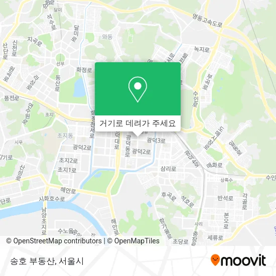 송호 부동산 지도
