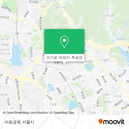 바람공원 지도