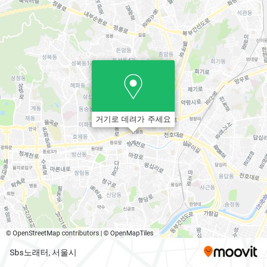 Sbs노래터 지도