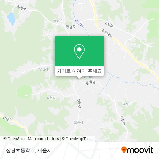 장평초등학교 지도