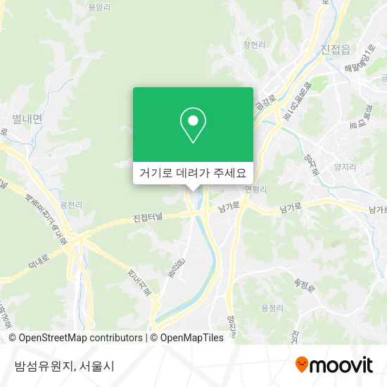 밤섬유원지 지도