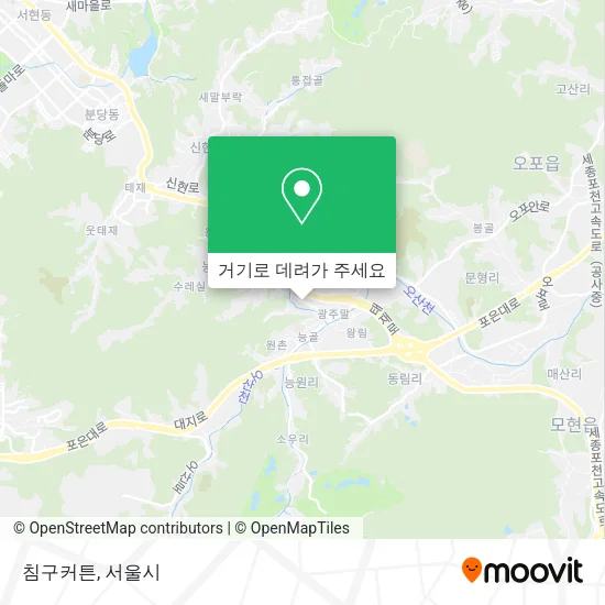 침구커튼 지도