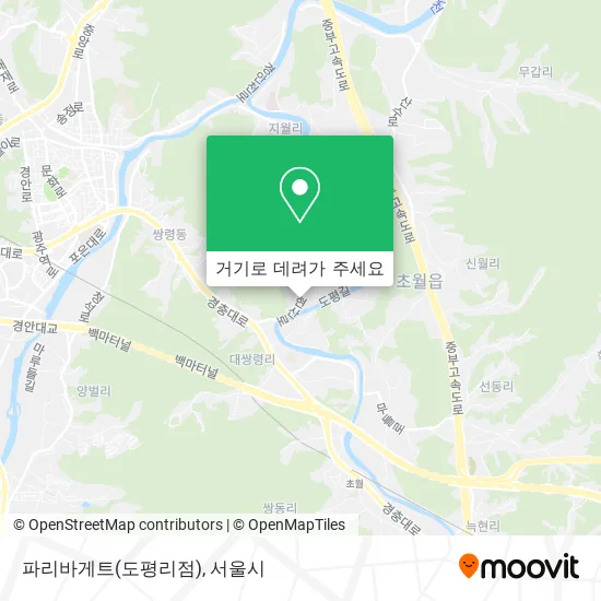 파리바게트(도평리점) 지도