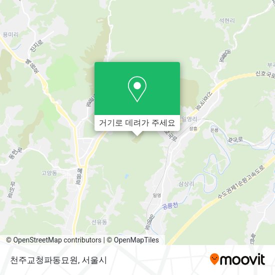 천주교청파동묘원 지도