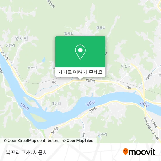 복포리고개 지도