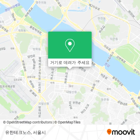 유한테크노스 지도