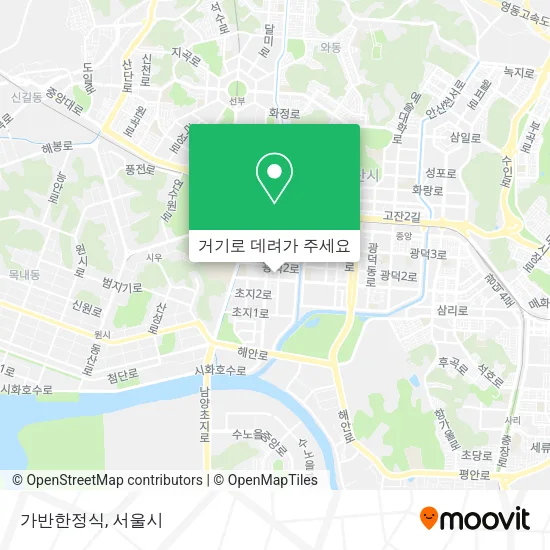 가반한정식 지도