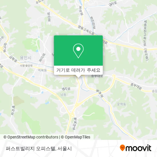 퍼스트빌리지 오피스텔 지도