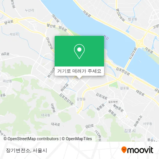 장기변전소 지도