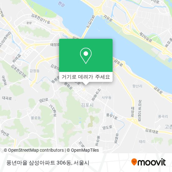 풍년마을 삼성아파트 306동 지도