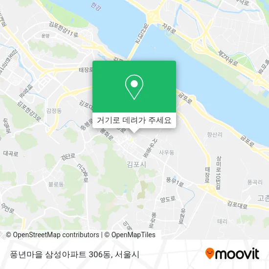 풍년마을 삼성아파트 306동 지도