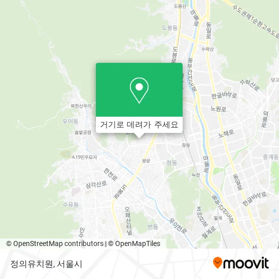 정의유치원 지도