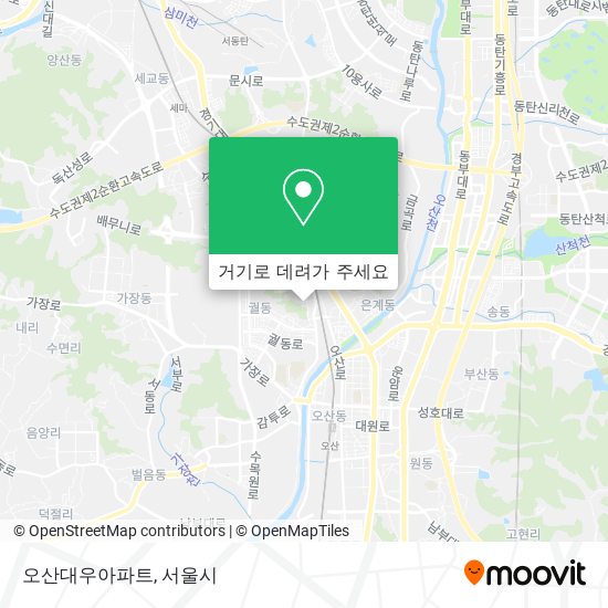 오산대우아파트 지도