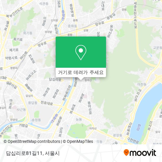답십리로81길11 지도