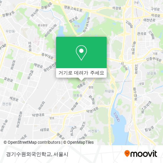 경기수원외국인학교 지도