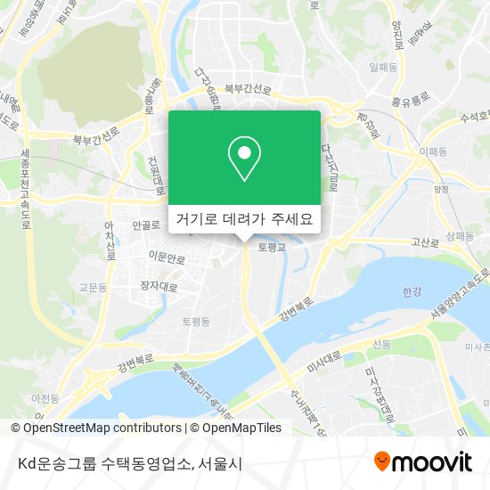 Kd운송그룹 수택동영업소 지도