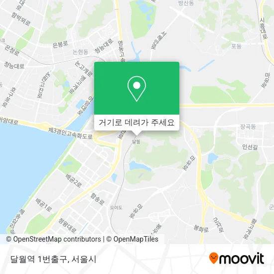 달월역 1번출구 지도