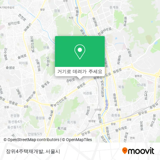 장위4주택재개발 지도