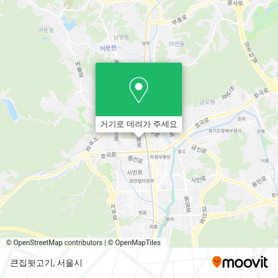큰집뒷고기 지도