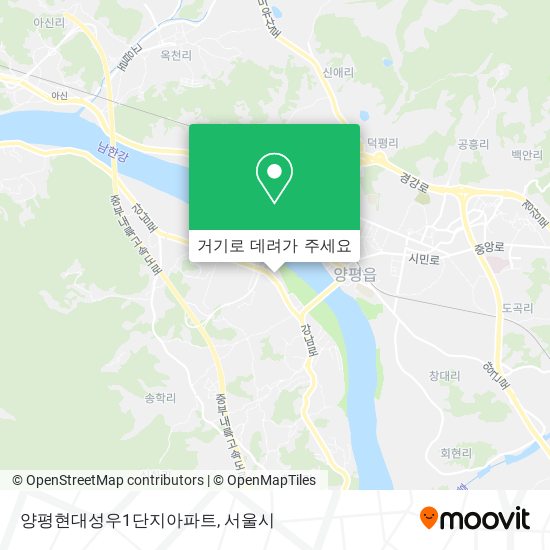 양평현대성우1단지아파트 지도
