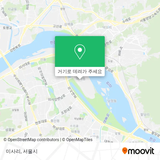 미사리 지도