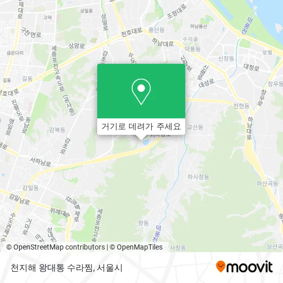 천지해 왕대통 수라찜 지도