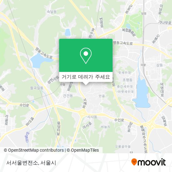 서서울변전소 지도