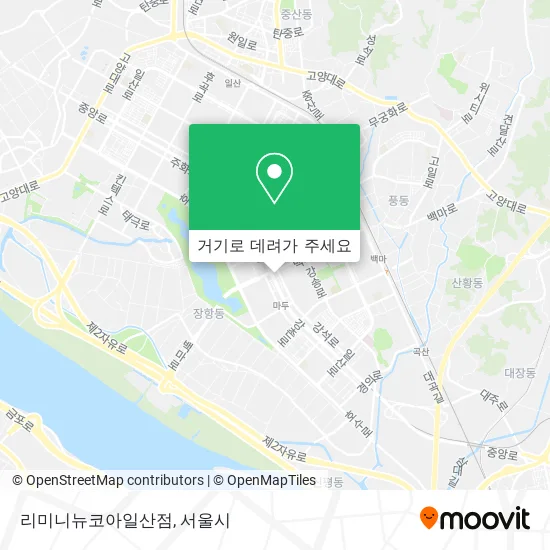 리미니뉴코아일산점 지도