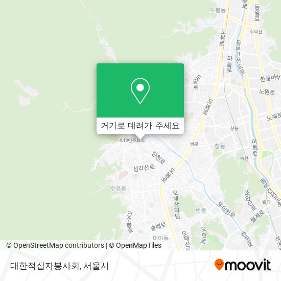대한적십자봉사회 지도