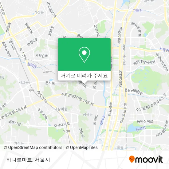 하나로마트 지도