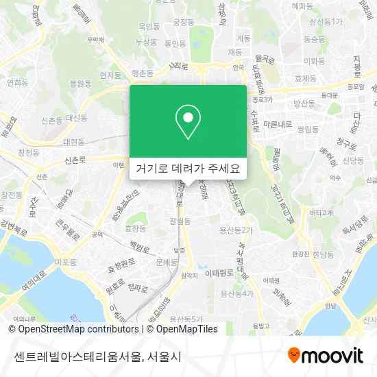 센트레빌아스테리움서울 지도