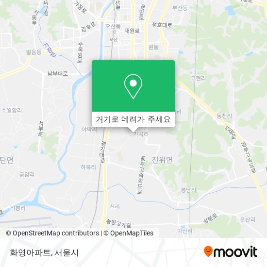 화영아파트 지도