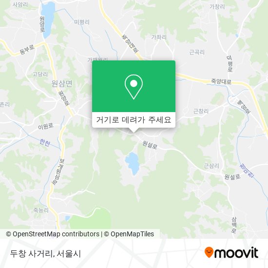 두창 사거리 지도