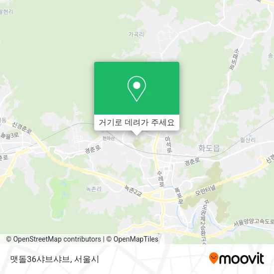 맷돌36샤브샤브 지도