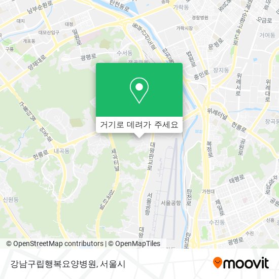 강남구립행복요양병원 지도