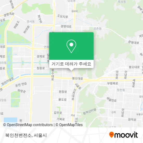 북인천변전소 지도