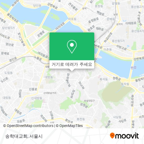 송학대교회 지도