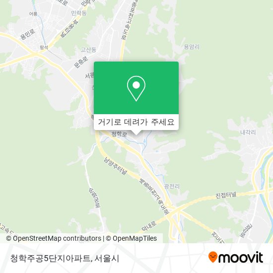 청학주공5단지아파트 지도