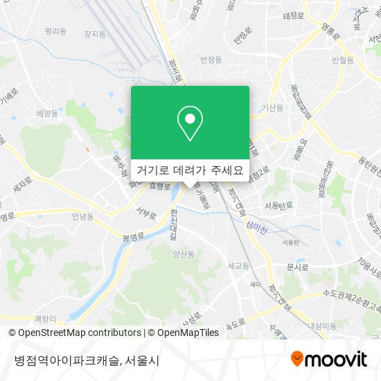 병점역아이파크캐슬 지도