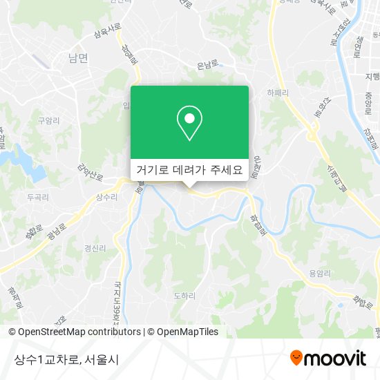 상수1교차로 지도