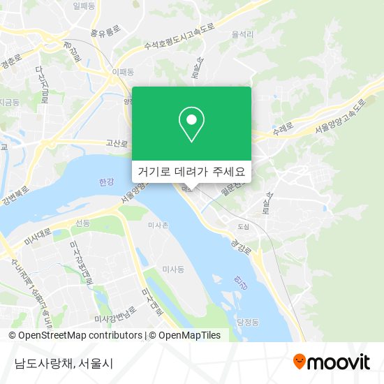 남도사랑채 지도