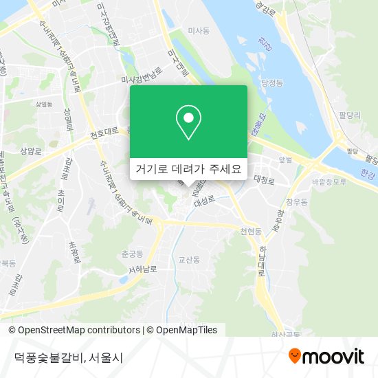 덕풍숯불갈비 지도