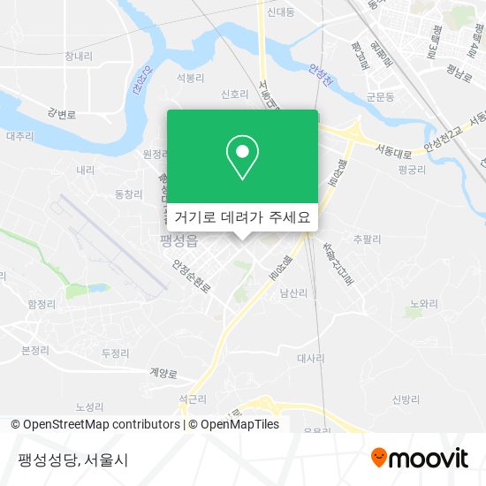 팽성성당 지도