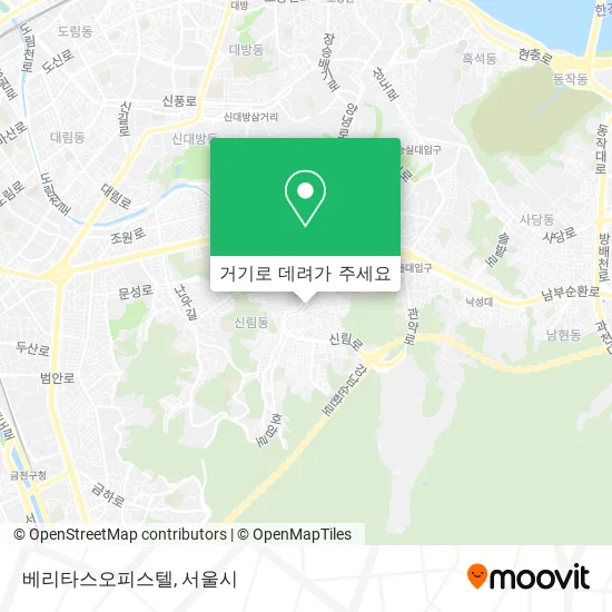 베리타스오피스텔 지도