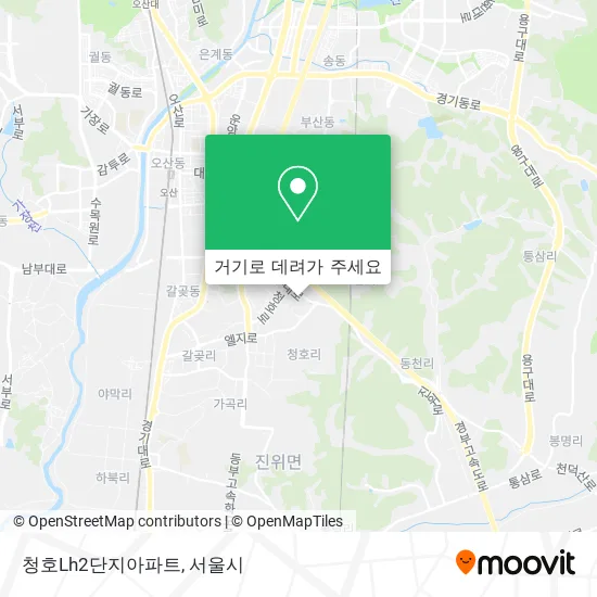 청호Lh2단지아파트 지도