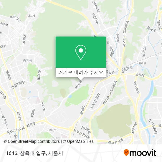 1646. 삼육대 입구 지도