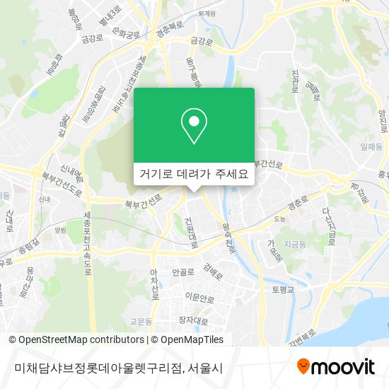 미채담샤브정롯데아울렛구리점 지도