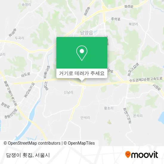 담쟁이 횟집 지도